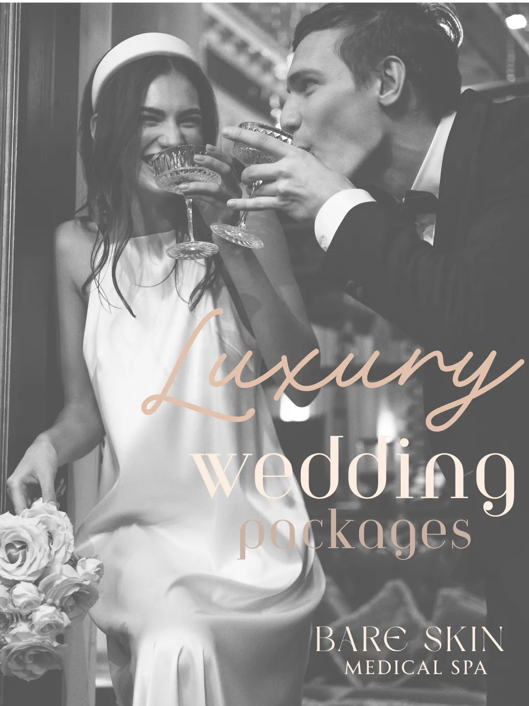 Bridal package promotion for wedding preparation in Mt. Pleasant SC at Bare Skin MedSpa
